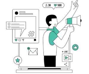اداره وسائل التواصل الاجتماعي