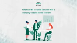 What are the essential elements that a company website should contain?